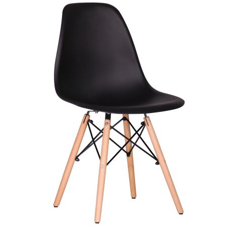 Стілець кухонний AMF Aster RL Wood Пластик Чорний (545915)